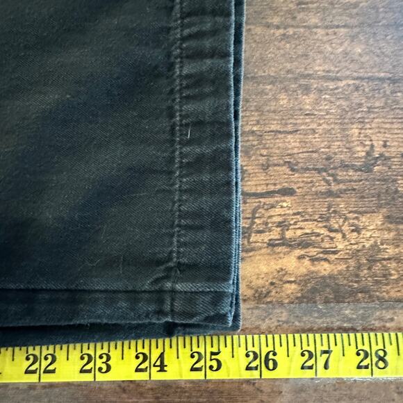 Old Navy 100 Cotton Smocked Back Wide Leg Ankle Jumpsuit Large Black EUC Boho - Picture 10 of 13